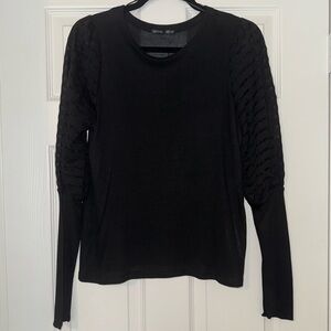 Zara Women’s Black Knit Top